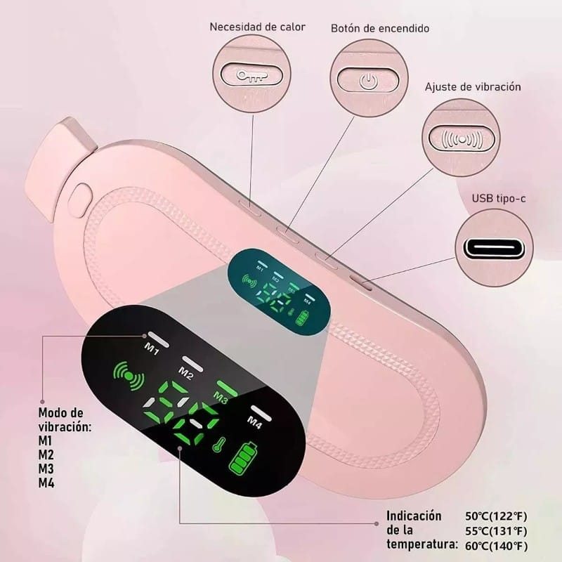 Cinturon para colicos inalambrico